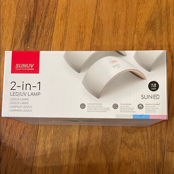 SUNUV 2-in-1 LED/UV Lamp NWT for drying Gel Polishes & Nail Extensions - Picture 3 of 8